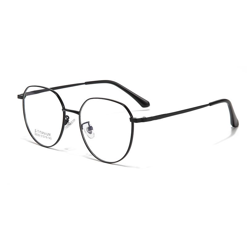 Ultra-Light Retro Danyang Titanium Eyeglass Frames - Non-Magnetic Myopia Glasses, High-End Feel