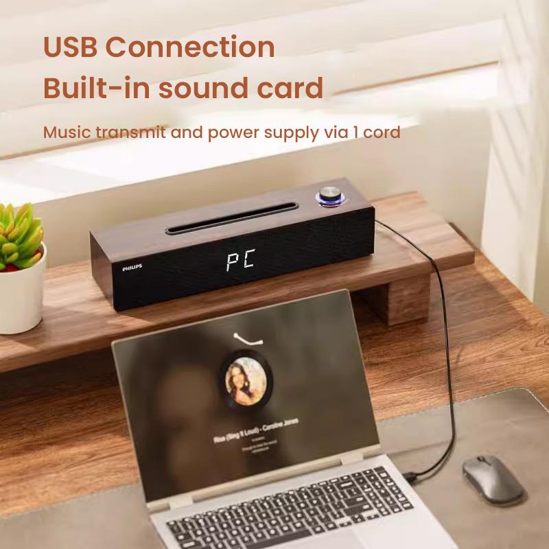 Philips Speaker SPA3809 Speaker Bluetooth5.3 USB Dual Connection Methods