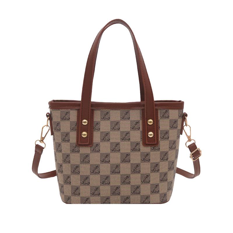 

Foreign style small bucket bag women s new versatile one-shoulder crossbody bag high-end cabbage basket handbag серый