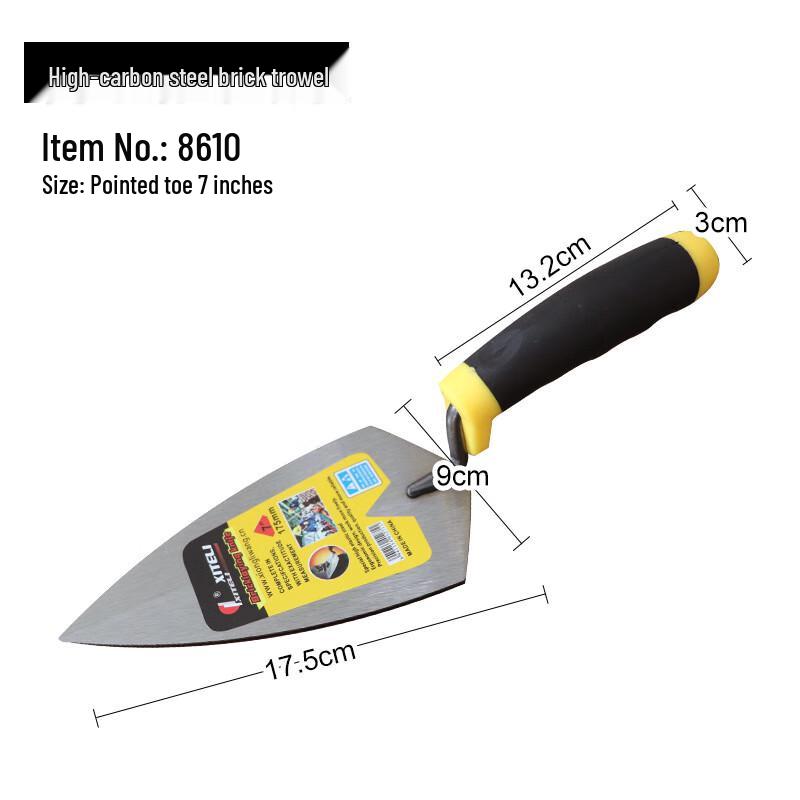 Professional Pointed Masonry Trowel CN plug (adapter included)