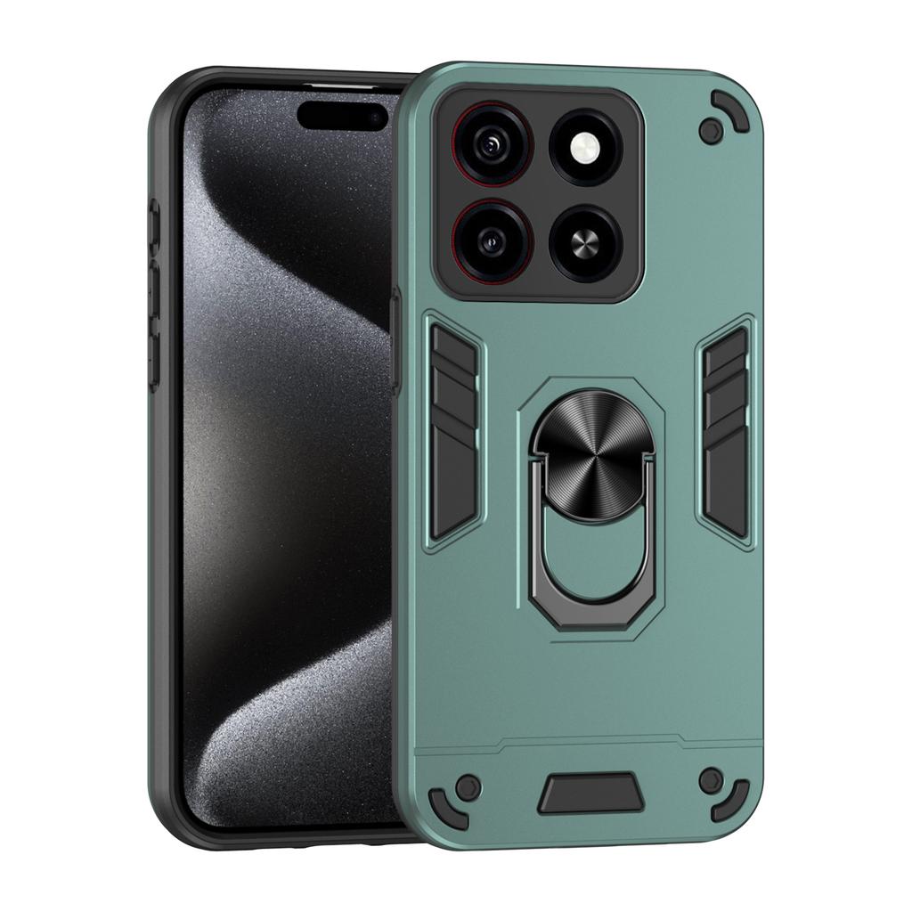 Military Grade Case for ZTE Blade A35 A55 A54 Protective Cover Shockproof Ring Stand Holder Fundas Coque