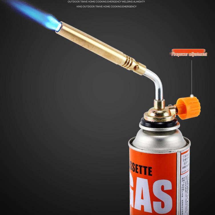 Handheld Gas Torch: Spray Gun for Home & Outdoor BBQ, High-Temp Welding, and Baking Ignition (Model 2104)