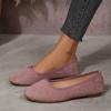 Scarpe Basse da Donna Casual Punta Tonda Carine Scarpe Basse Scamosciate Mocassini Ballerine Scarpe Basse da Chiesa Donna Scamosciato Eleganti Suola Morbida Scarpe da Mamma