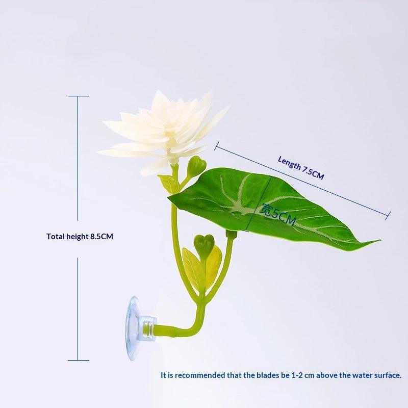 1 Pc Green Leaf Hammock For Betta Fish Stress-Reducing Aquarium-Safe Decor With Suction Cup For Fish Tank Fake Plants Decoration