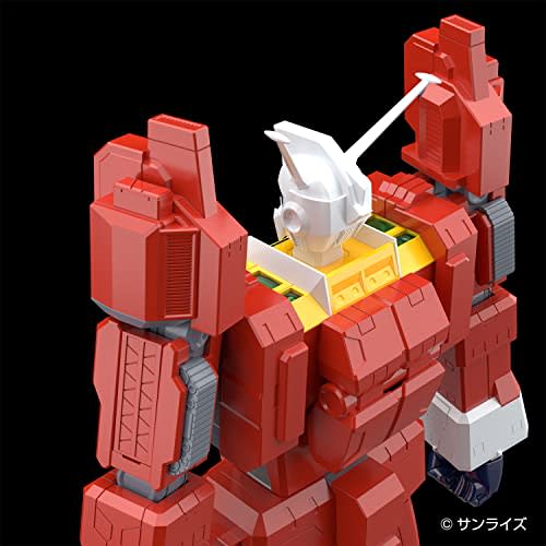 Aoshima Bunka Kyozai Co., Ltd. Space Runaway Ideon, 1/450 Scale, Approximately 24cm Tall, Pre-colored Plastic Model Kit DI-01
