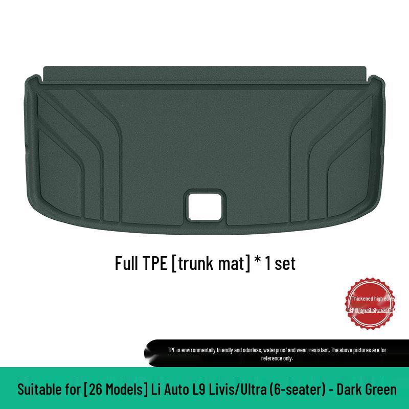 Eco-Friendly TPE Floor & Trunk Mats for 26 Li Auto L9 Livis/Ultra Models