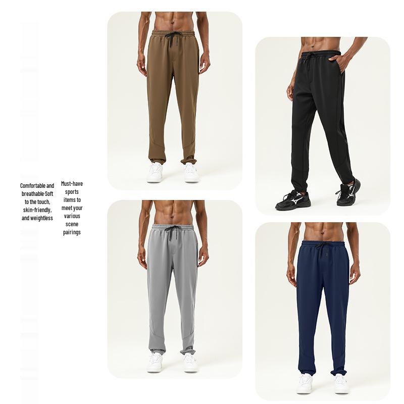 Men's Outdoor Quick-Dry Sports Pants for Hiking, Cycling, and Running - Autumn/Winter, Thick, Loose-Fit