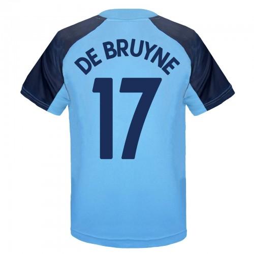 Manchester City FC Boys De Bruyne 17 Polyester T-Shirt