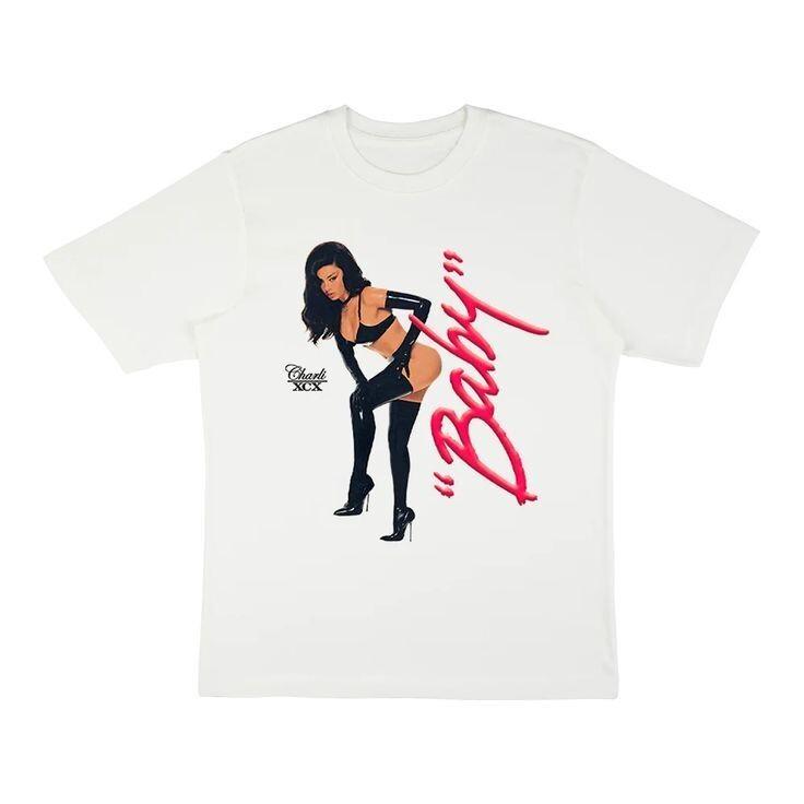 

Vtg Baby By Charli XCX Short Sleeve Cotton White All Size Unisex Shirt BL344 Unisex T-Shirt XL