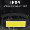 2000LM New COB Soft Lighting Headlights USB Rechargeable Fishing Lights Outdoor Camping Head-mounted Strong Headlights