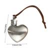 Compact Stainless Steel Flask Chic 1oz Stainless Steel Drinking Flask with Love Motif for Cocktail Enthusiasts