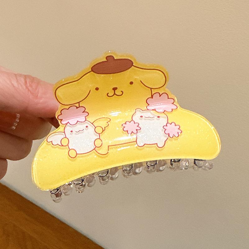 Sanrio Akrylové sponky do vlasů Hello Kitty Cinnamoroll Kuromi Sponka do vlasů Žraločí sponka Doplňky do vlasů Dárky k narozeninám pro dívky