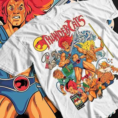 Δώρο Anime ThunderCats, Μπλουζάκι Anime, Μπλουζάκι Anime, Μπλουζάκι με Σχέδιο Anime, Ανδρικό και Γυναικείο Καλοκαιρινό Βαμβακερό Φαρδύ Μοντέρνο Τοπ