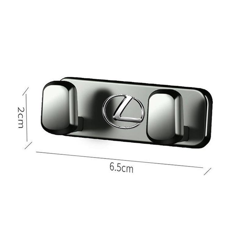 Zinc Alloy Car Hook Adhesive Storage Hooks Interior Accessories For Lexus F-SPORT ES RX NX LS UX LM LX GX LC RZ IS CT GS RC HS