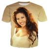 Selena Quintanila Large Size 3D Print Sports et Fashion Casual Short-sleeve