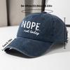 Baseball Cap Retro Washed Casual Baseball Cap for Men and Women Outdoor Versatile Hip Hop Cap Mountaineering Fishing Cap