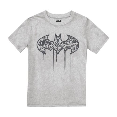 Batman Boys Logo Graffiti T-Shirt