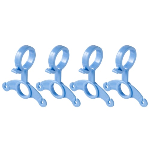 Sekisui Jushi Shoji Hanger Stopper, 4-Piece Set, Blue, AHS