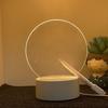 3D Decoration Illusion Lamp Message Board Night Light USB Power Activity Light Acrylic Memo Board Creative Atmosphere Desk Lamp