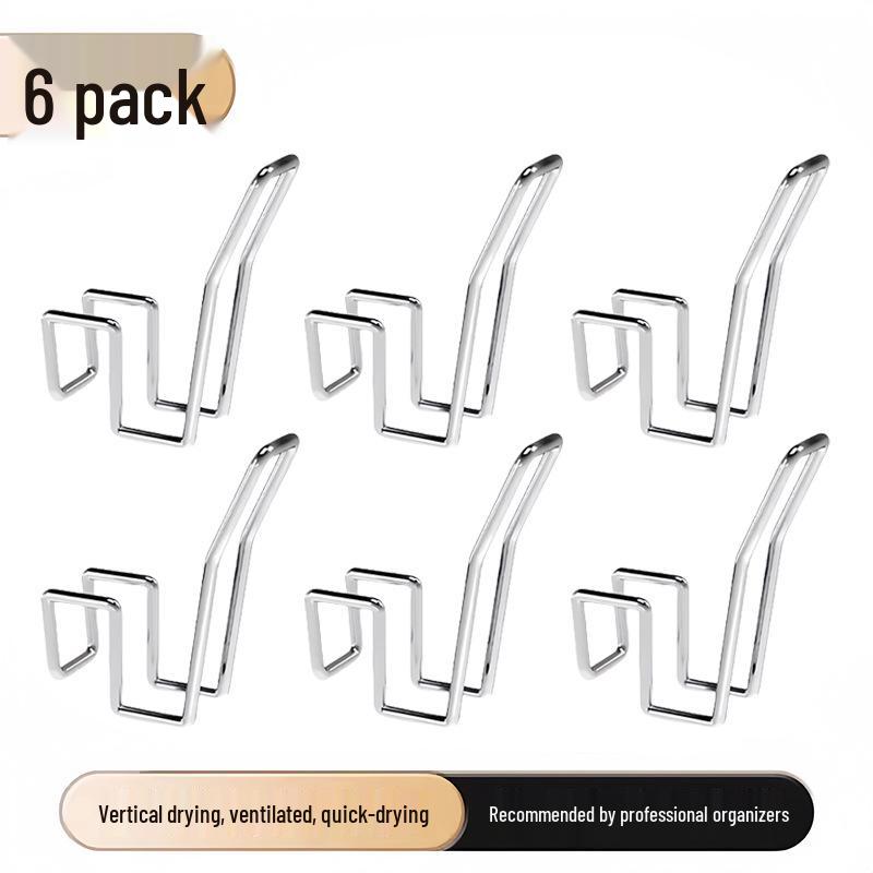 Stainless Steel Anti-theft Outdoor Shoe Drying Hook for Balcony or Window Railing