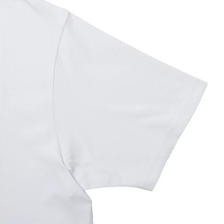 ONITSUKA TIGER SS Tee Series Plain Logo Round Neck Comfortable Fashion Short Sleeve T-Shirt Unisex Tops White 2183B381-100