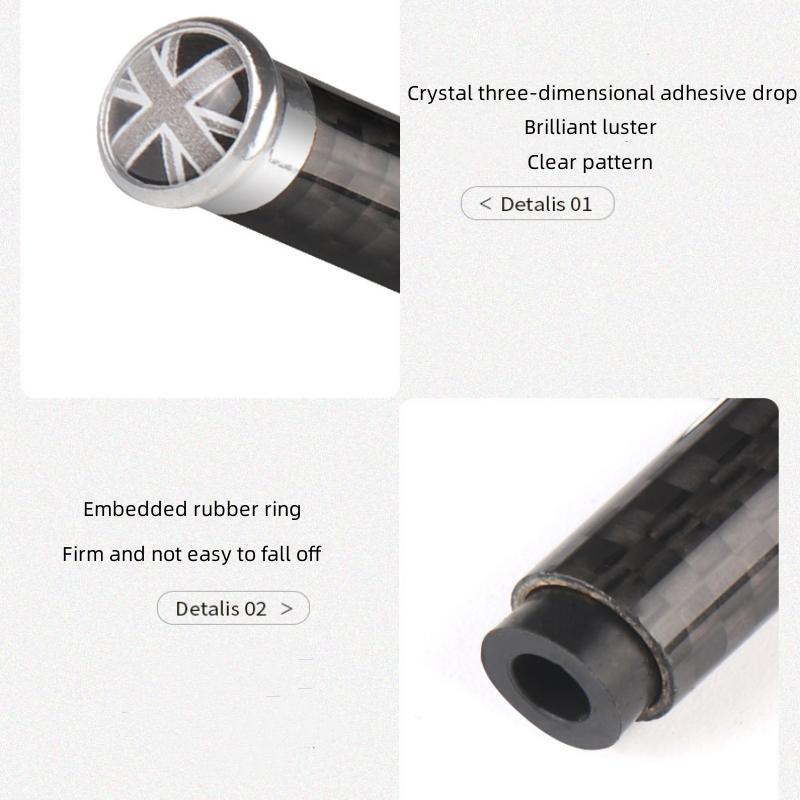 2PCS Car Door Safety Metal Bolt Door Lock Button Pin Decor For Mini Cooper S One Clubman Countryman R55 R56 R57 R58 R59 R60 R61