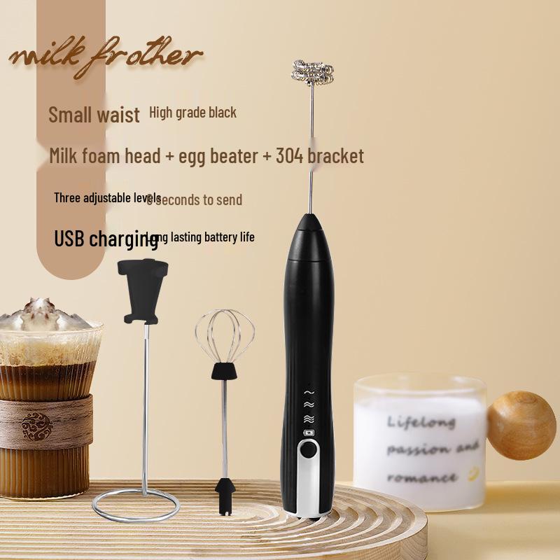 "Wireless Handheld Mini Milk Frother & Egg Beater"