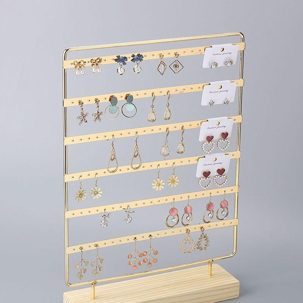 DIY Jewelry Display Stand 6-Tiered Ear Stud Rack Earrings Storage Rack  Room Decoration