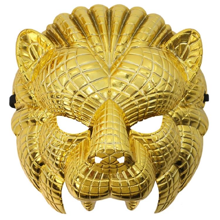 Маскарадная маска Золотой леопард/маска льва Маска для косплея Маска для вечеринки Маска животного на Хэллоуин Карнавалы Маскарадная вечеринка