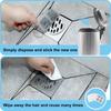 Disposable Shower Drain Hair Catcher Mesh Shower Drain Covers Hair Stopper Effective Interception To Prevent Clogging