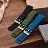 STAPELP Custom Double Layer Color Rubber Watch Band Premium Quick Release Silicone Blue Watch Strap 20mm Watch Replacement