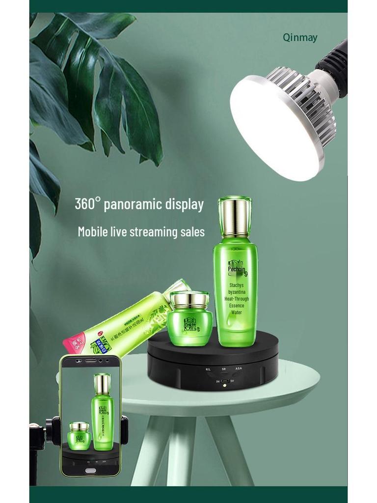 Supporto girevole a 360° con ricarica USB per Live Streaming e Accessori Video