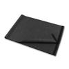 Pure black wool scarf blended winter warm thickened monochrome scarf men's and women's scarf customization