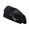 Women Metal Berets Cool Korean Spring And Autumn Satin Thin Breathable Painter Hat Temperament Elegant Octagonal Cap Beret Femme
