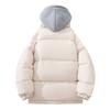 Fake two-piece down padded jacket women's winter thickened loose padded jacket new sweater hooded padded jacket trendy