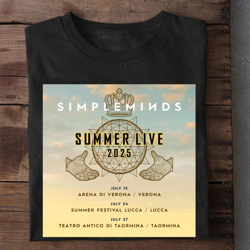NEW Simple Minds July 2025 Tour T Shirt Size S-3XL S