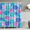 Vibrant Underwater World Shower Curtain Set Sea Shell Crab Starfish Design For Bathroom Decor
