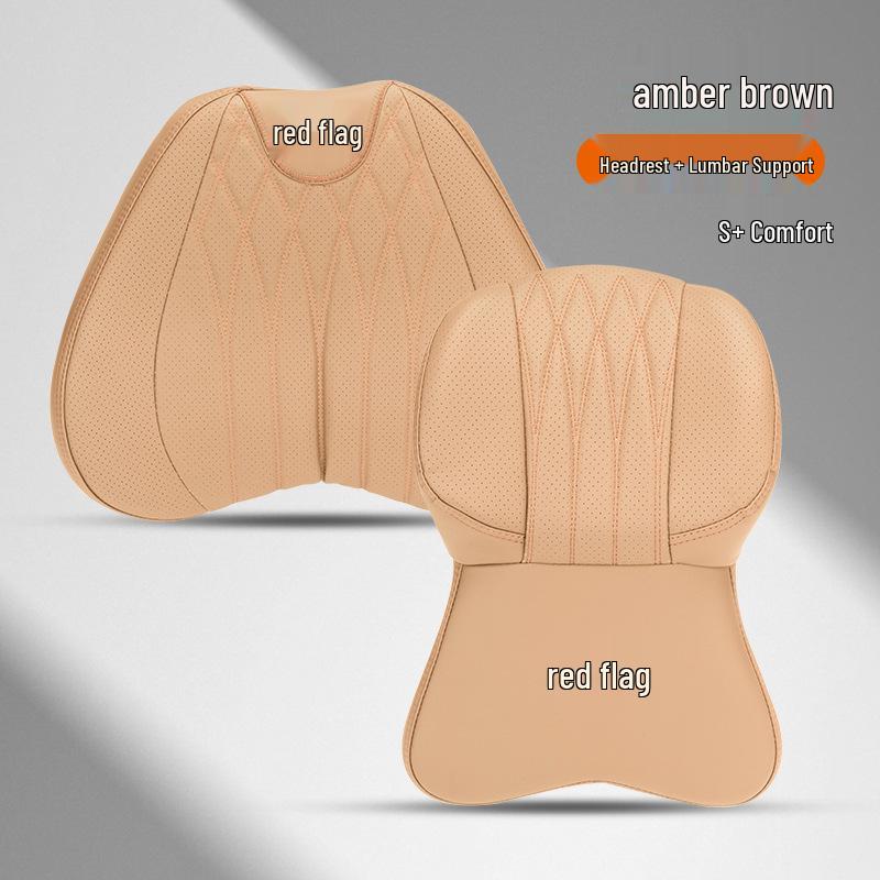 Hongqi Car Neck and Lumbar Support Cushion for HS5, HS7, H9, E-QM5, H5