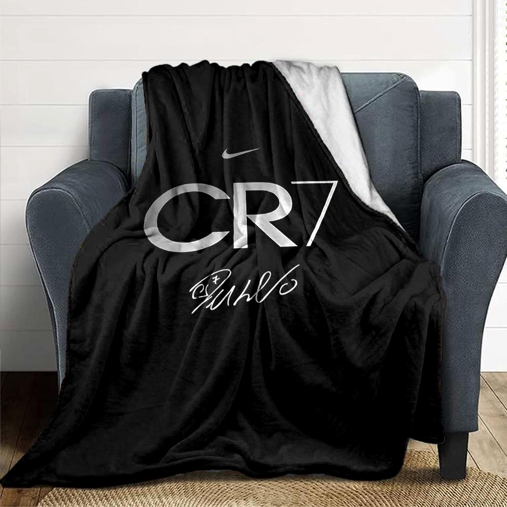 Ronaldos Number Seven Blankets Flannel Printed Breathable Warm Throw Blanket for Home Office Bedspreads 0708a146