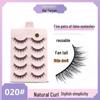Dai Fei Yan 3D Short Natural Fairy and Feather Fan Fishtail Eyelash Set