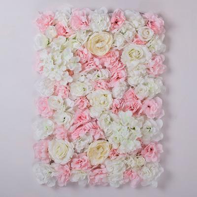 60X40CM Artificial Silk Rose Flower Wall Wedding Christmas Decoration Decorative Silk Hydrangea Wedding Decoration Backdrop