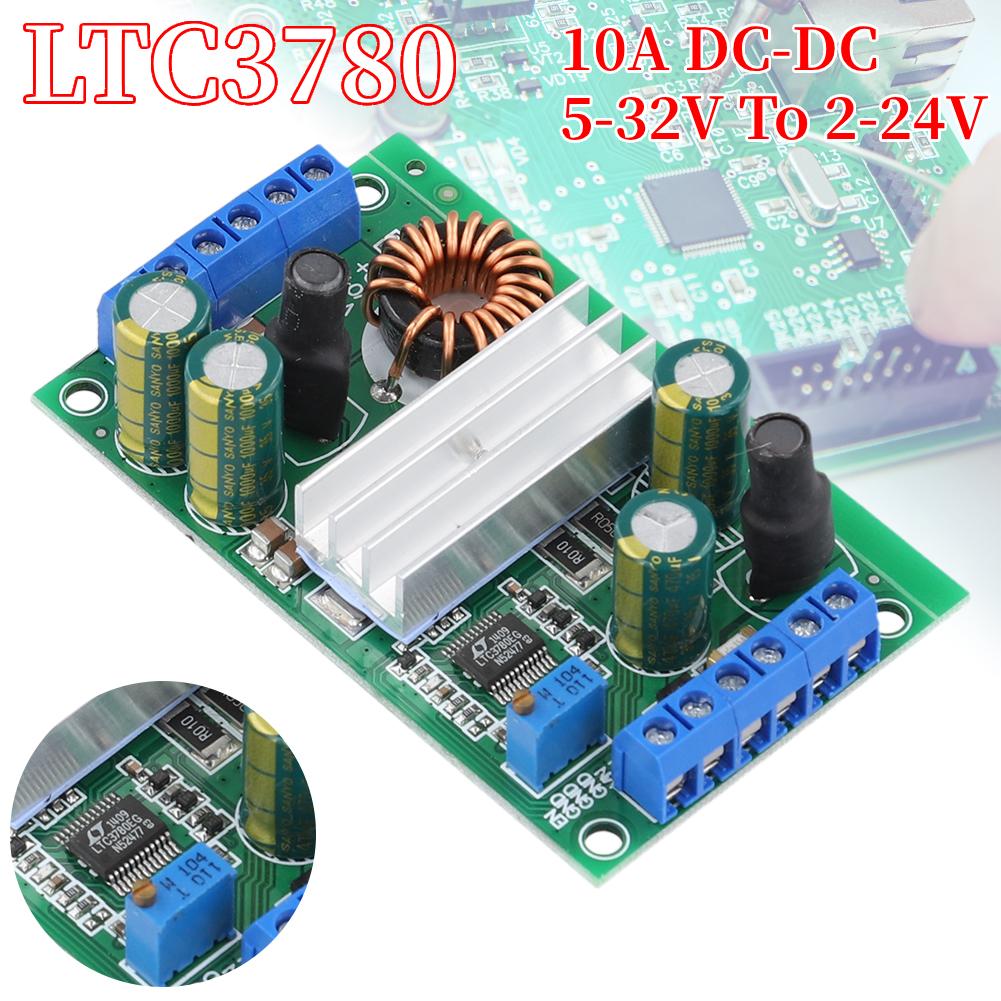 LTC3780 Power Supply Module 10A DC-DC 5-32V To 2-24V Automatic Buck-boost Module Automatic Down Boost Regulator Charging Module