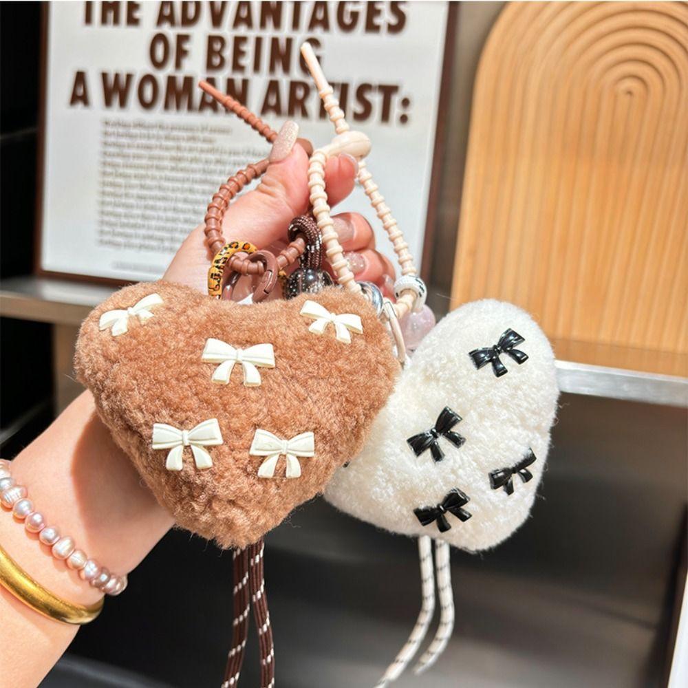 Fashion Braided Rope Chain Heart Shaped Handmade Pendant  Key Jewelry Accessoriy