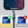 Kabel USB typu C o mocy 120 W, szybki kabel ładujący do telefonu z wyświetlaczem LED Xiaomi Redmi, kabel danych do Samsunga Huawei Honor OPPO 1M 2M