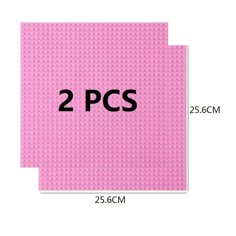 2Pcs Base Plate 32*32 32*16 Studs Classic Figures Building Blocks Plates Bricks Baseplate Blocks Children Toys For Kid Gifts