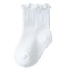 Lawadka Children's Girls Socks Cotton Dot Solid Kids Girl Sock Fashion Princess Baby Socks For Girls Autumn Winter 0-12Years