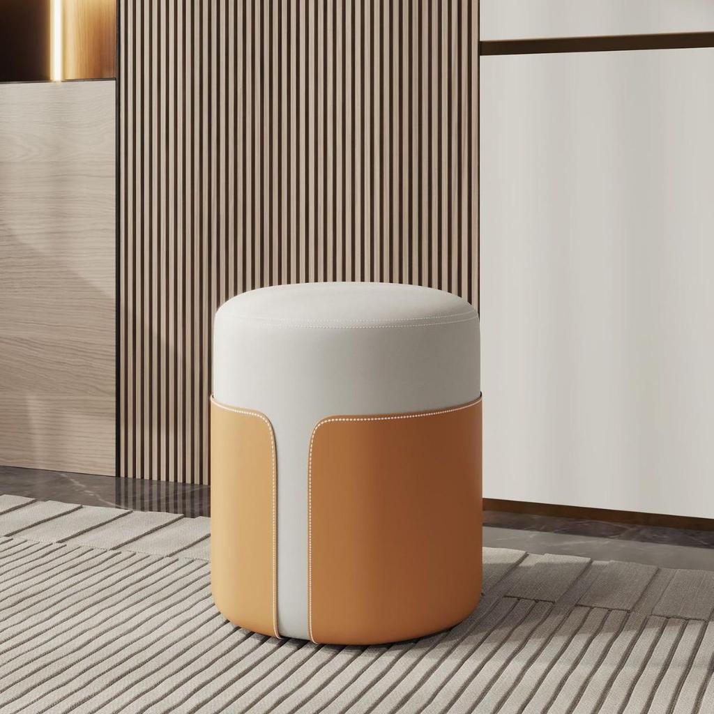 Luxury Makeup Stool: Modern Minimalist Vanity Chair for Girls' Bedrooms and Nail Art Spaces