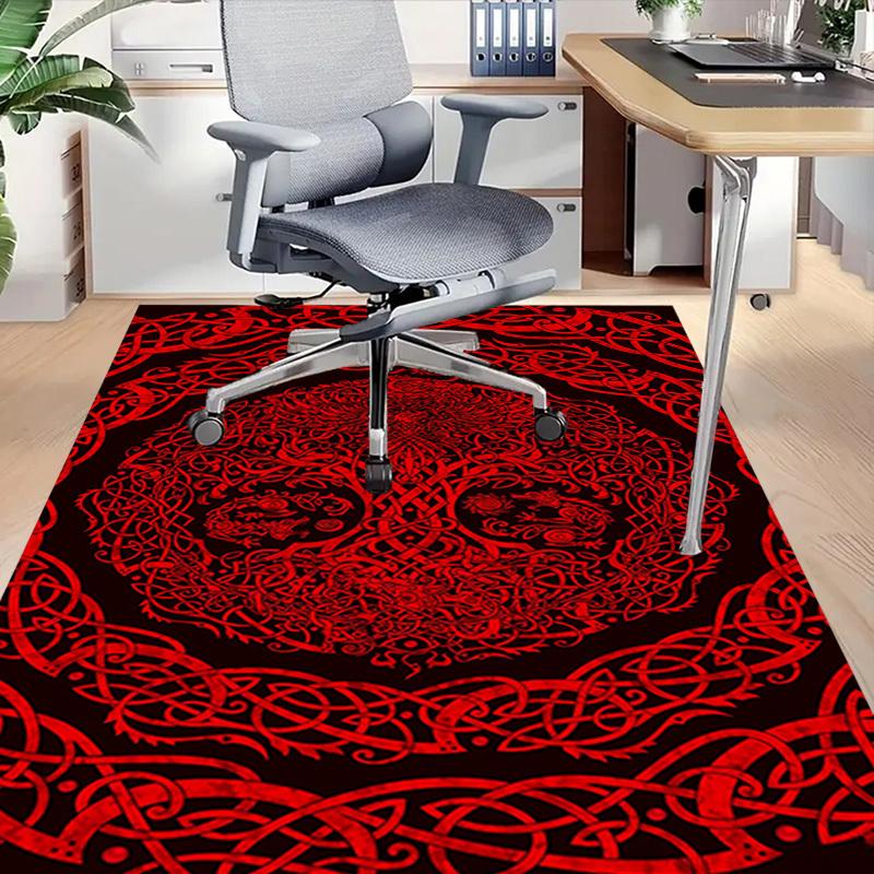 1-teiliger keltischer Knotenmuster-Teppich, Büroteppich, Outdoor-Matte, Heimdekorationsteppich, Festivalteppich