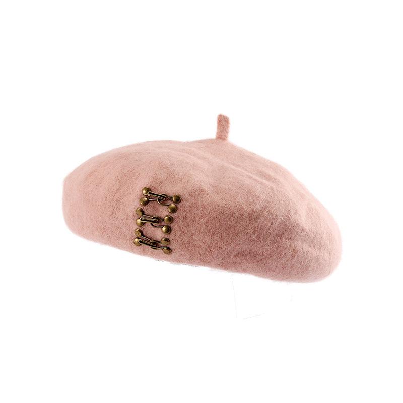 Women's Elegant Vintage French Style Winter Berets Classic and Plain Design for Fashion  for Ladies and Girls