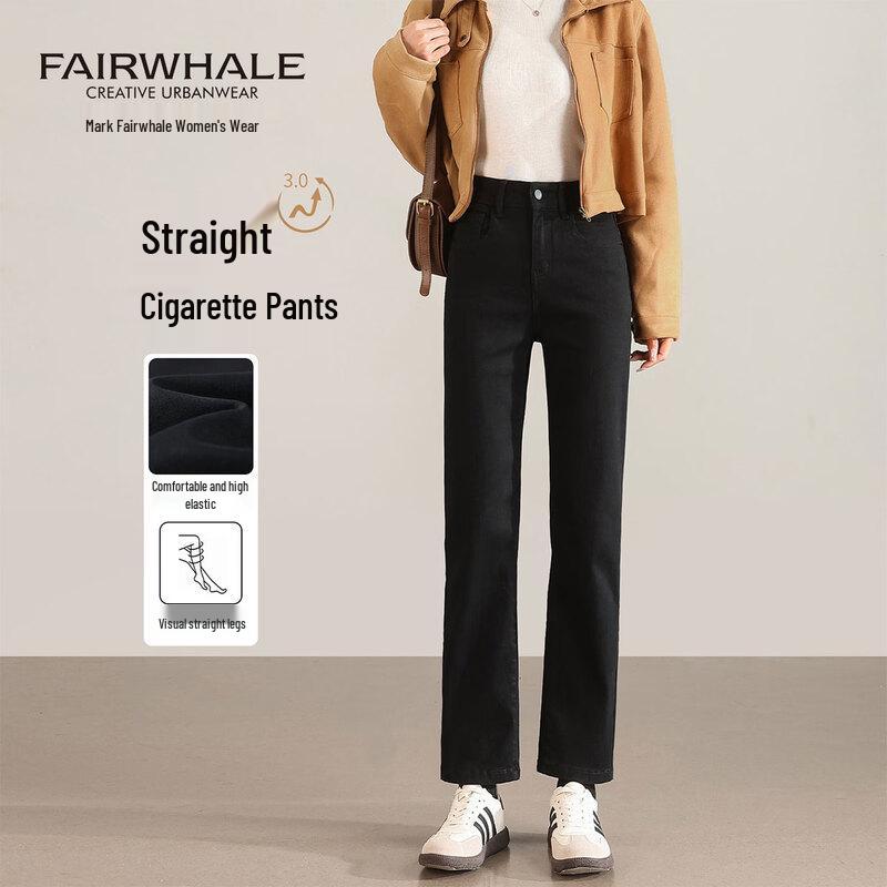 

Mark Fairwhale Women s High-Waist Slimming Straight Jeans 31